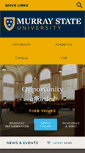 Mobile Screenshot of murraystate.edu