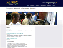 Tablet Screenshot of csis.murraystate.edu